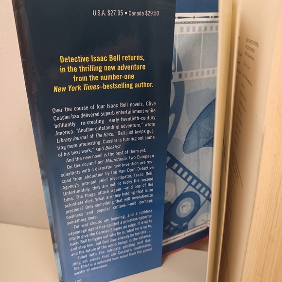 Book - The Thief - Harcover Novel by Clive Cussler - Picture 2 of 5